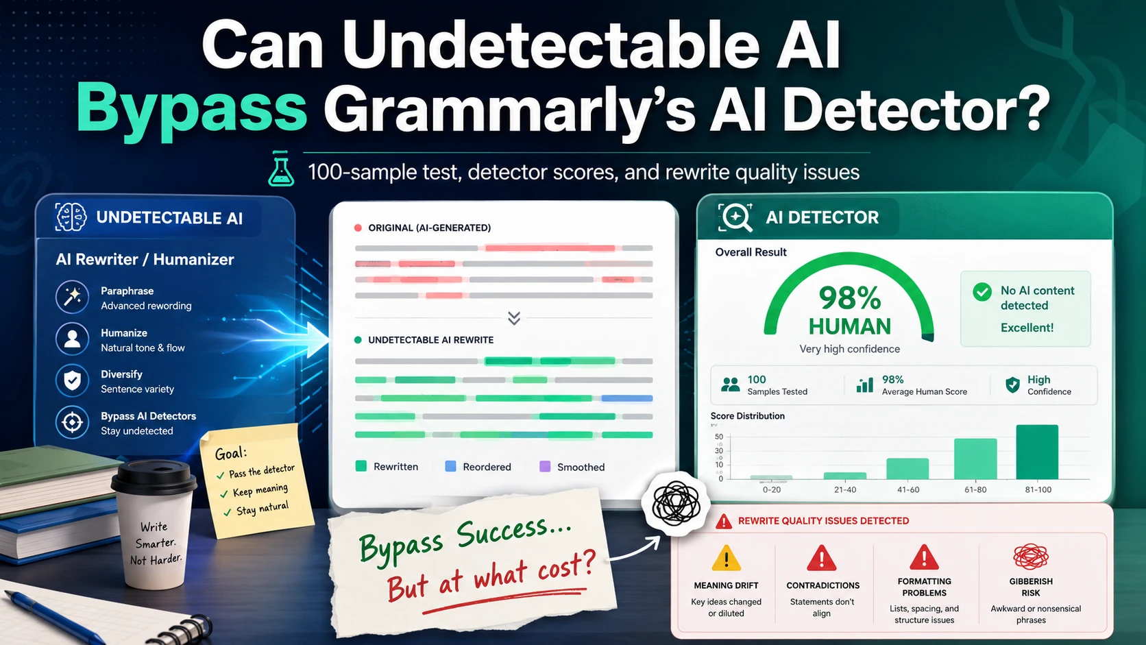 [STUDY] Can Undetectable AI Bypass Grammarly's AI Detector?