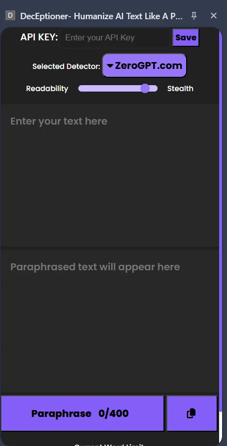 Deceptioner Extension