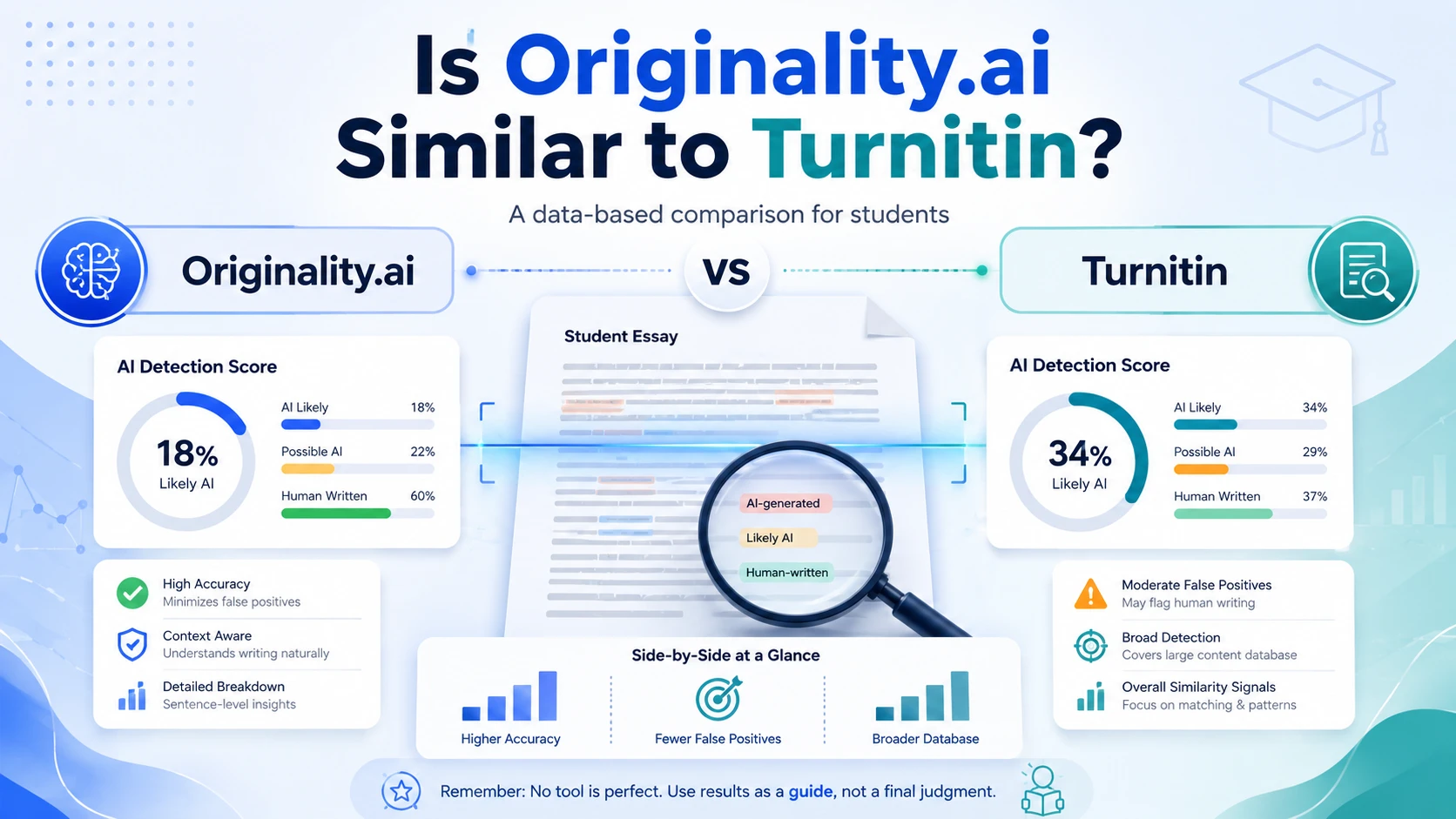 Is Originality AI Similar to Turnitin? A Data-Based Comparison