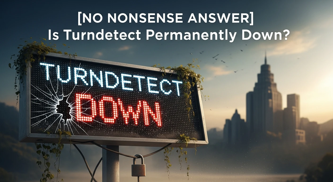 [NO NONSENSE ANSWER] Is Turndetect Permanently Down?