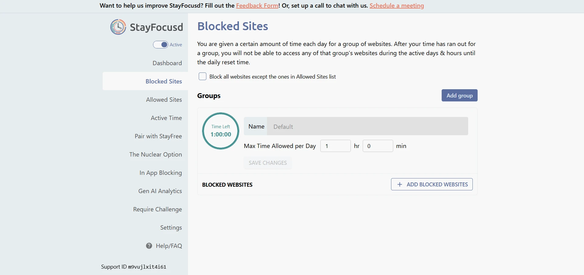 StayFocusd Extension