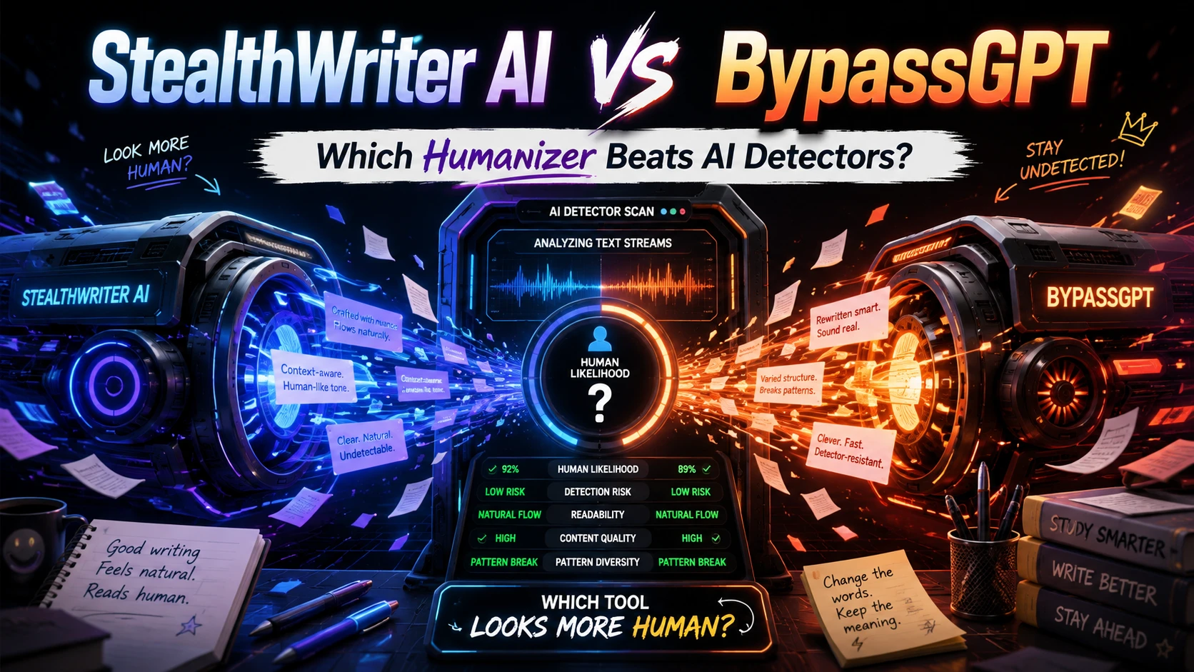 StealthWriter AI vs BypassGPT: Which One Actually Beats AI Detectors?