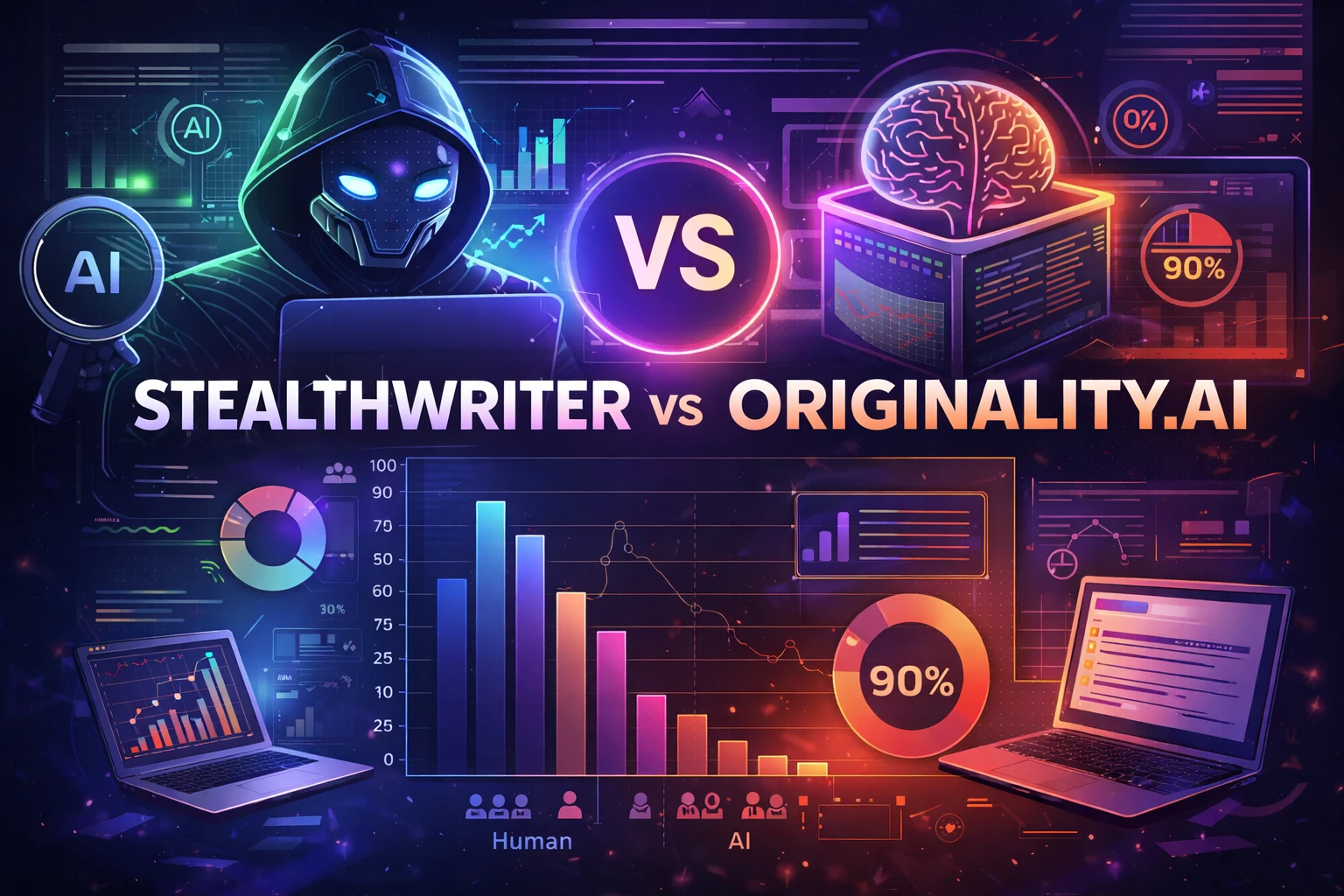 [STUDY] Can Stealthwriter really slip past Originality.ai? I tested 100 rewrites to find out.