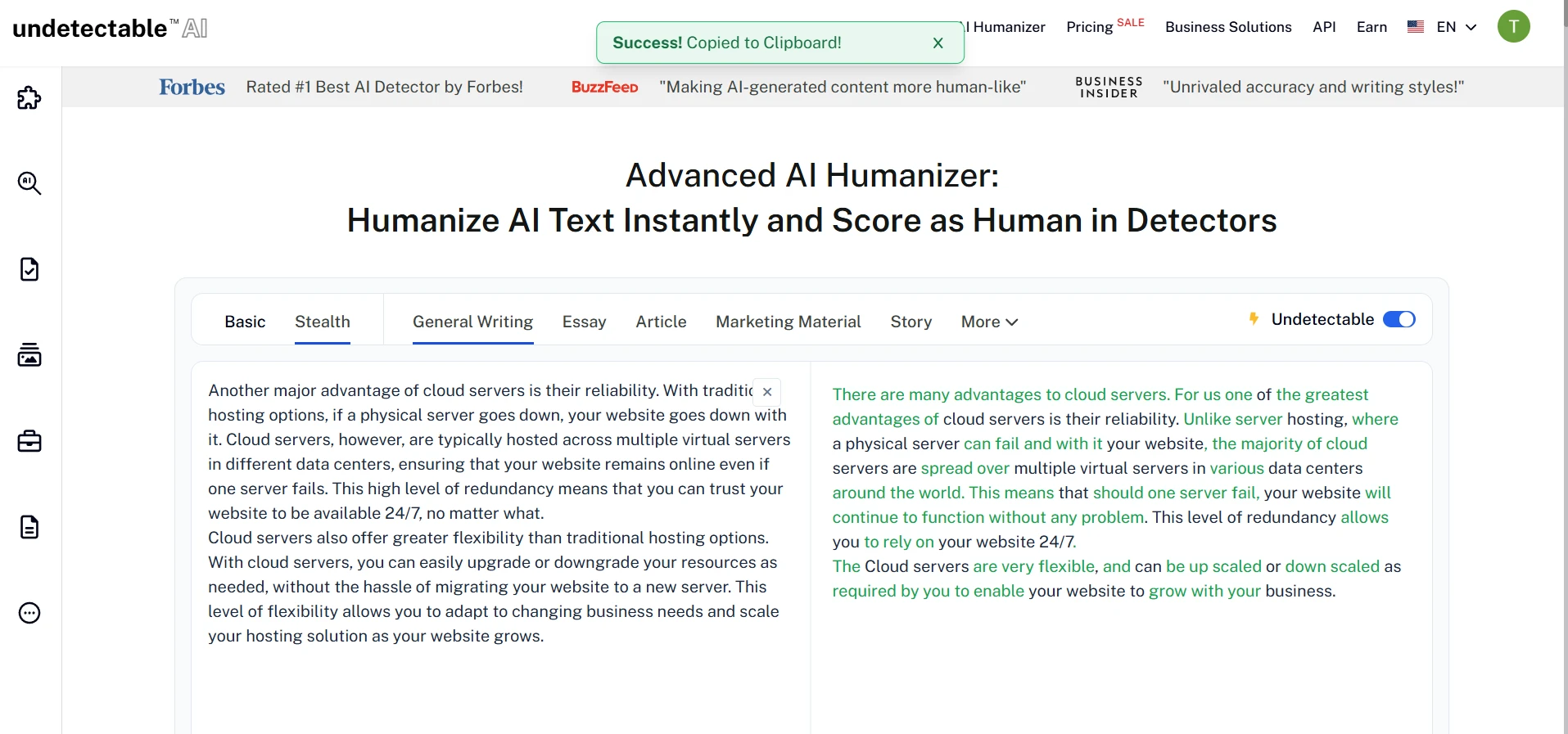 Undetectable AI anesthesia rewrite example